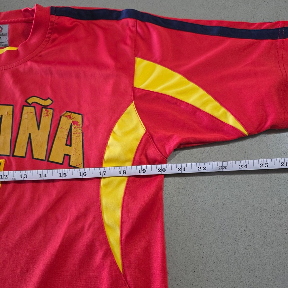 Okey Dokey Spain Soccer Jersey Mens Medium Red Espana National Team Graphic Tee - Picture 4 of 9